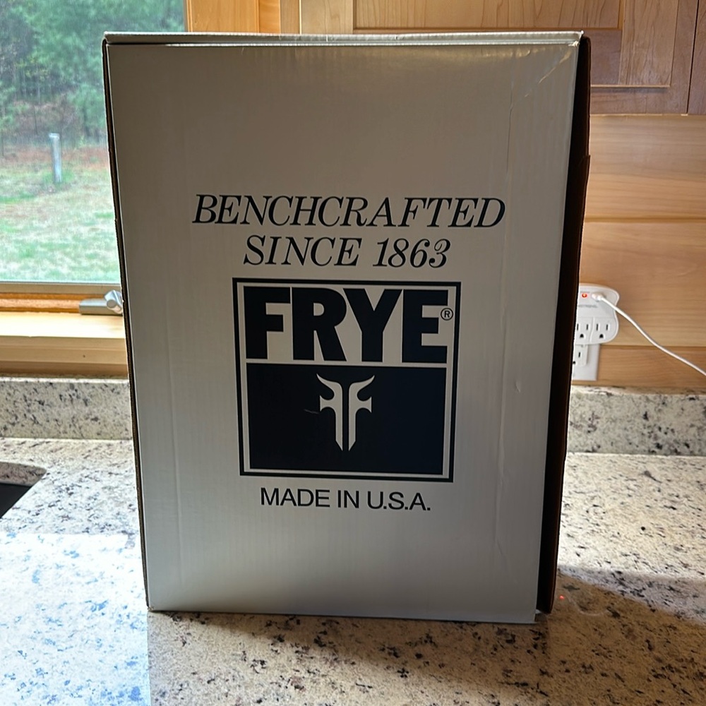 Frye Dark Brown Campus Boots